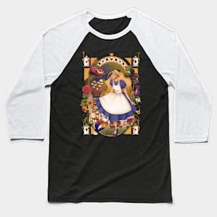 Wonderland Nouveau Baseball T-Shirt